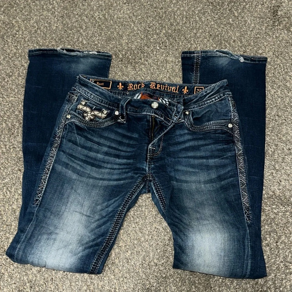 ROCK REVIVAL CARESS JEANS - Picture 1 of 7